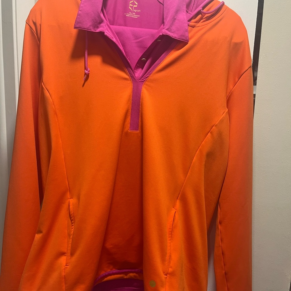 3 pc yoga set. Hoodie and top XL. Pants L